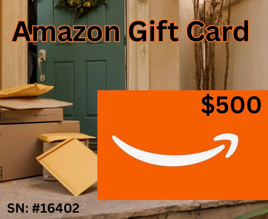 $500 Amazon Gift Card #16402